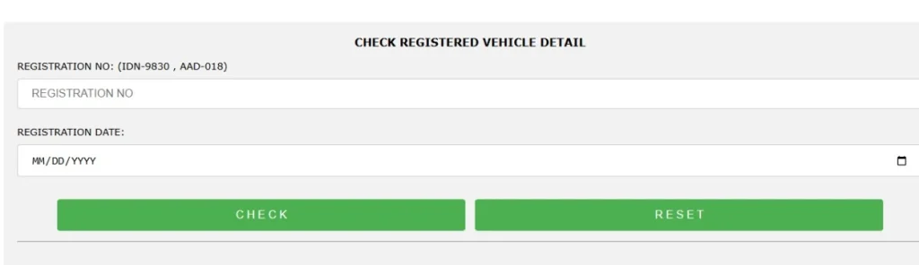 MTMIS Islamabad – How to Check Vehicle Registration Online